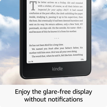 Amazon Kindle Paperwhite Signature Edition 32GB (newest model) - Our fastest Kindle with auto-adjusting front light, wireless charging, and weeks of battery life - Metallic Black