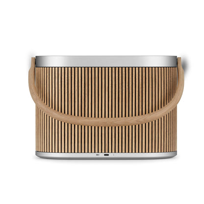 Bang & Olufsen Beosound A5 - Portable Bluetooth Speaker with Wi-Fi Connection, Carry-Strap, Oak