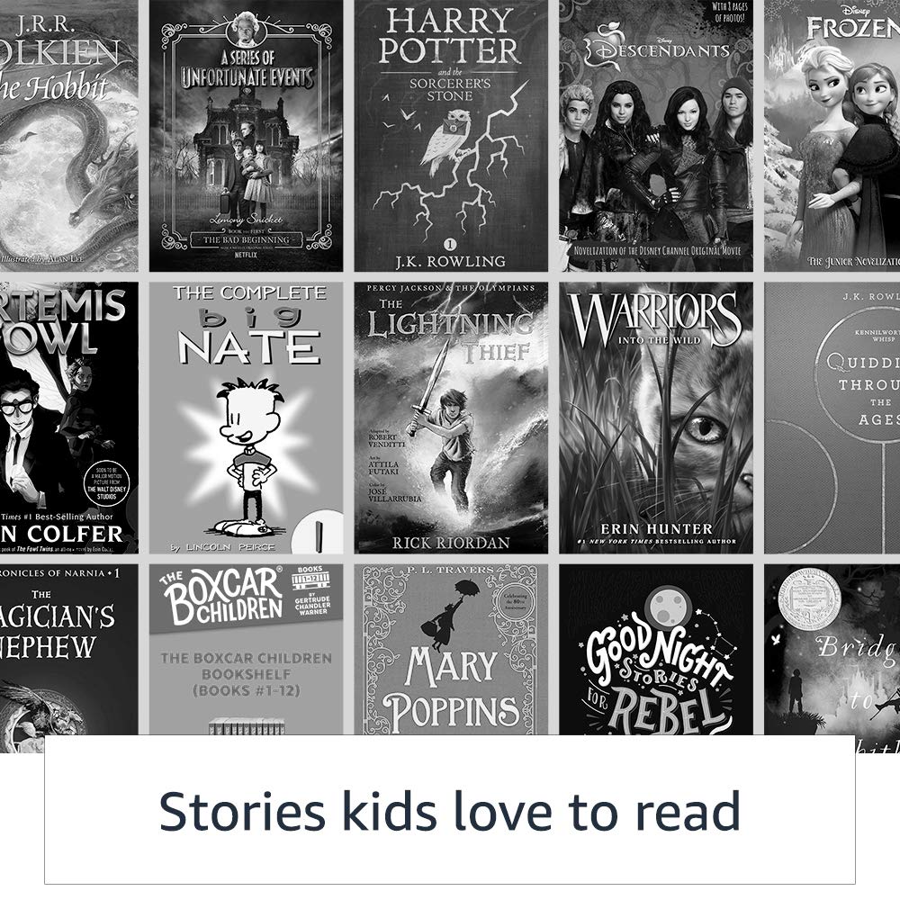 Kindle Kids (2019 release), a Kindle designed for kids, with parental controls - Pink Cover