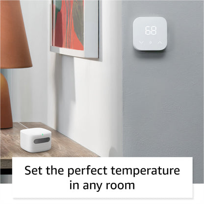 Amazon Smart Air Quality Monitor - Know your air, Works with Alexa- A Certified for Humans Device