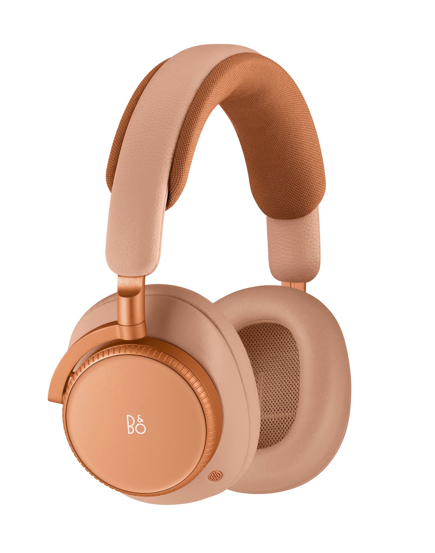 Bang & Olufsen Beoplay H100 Premium Wireless Active Noise Cancelling Over-Ear Headphones with Protective Carrying Case, Sunset Apricot