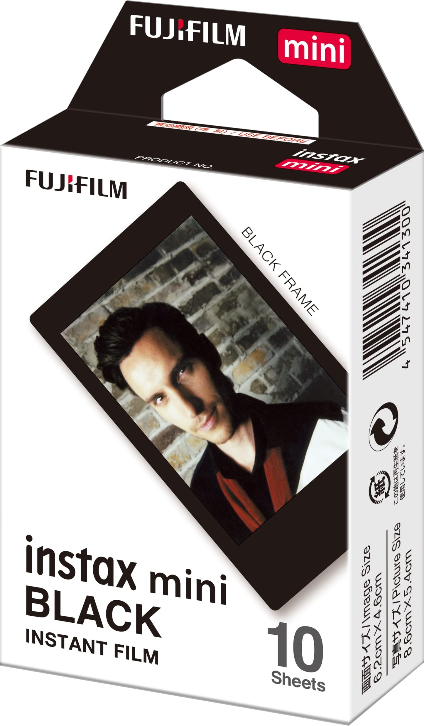 FUJIFILM Instax Mini Black Film - 10 Exposures
