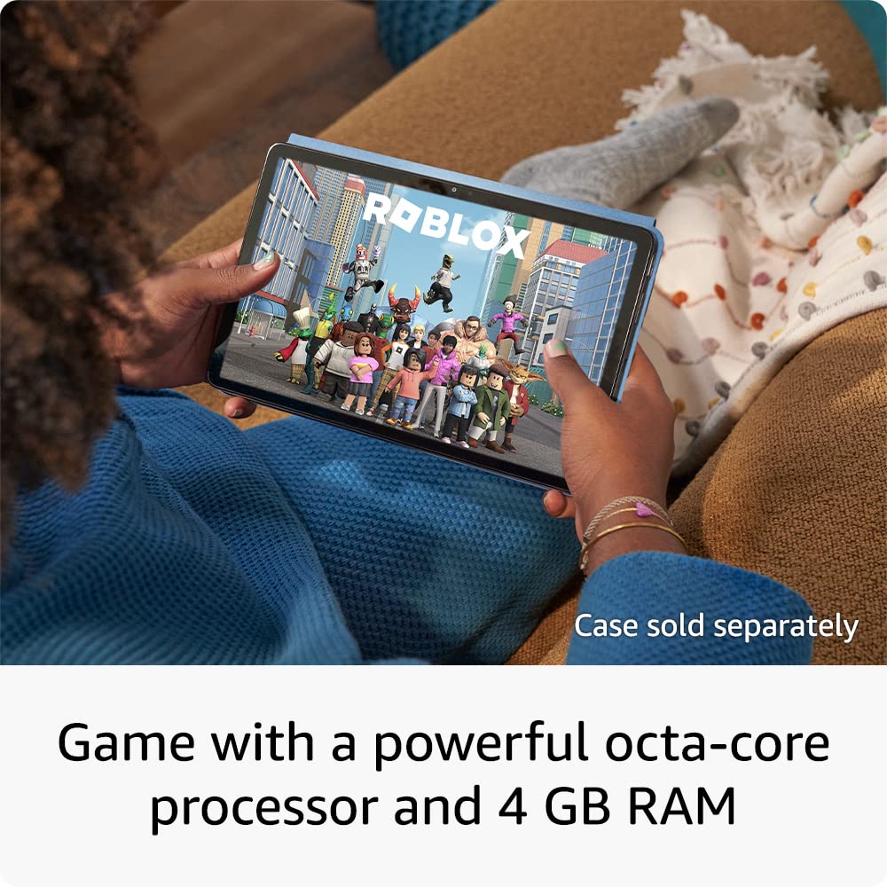 Amazon Fire Max 11 tablet (newest model) vivid 11” display, all-in-one for streaming, reading, and gaming, 14-hour battery life, optional stylus and keyboard, 128 GB, Gray, without lockscreen ads