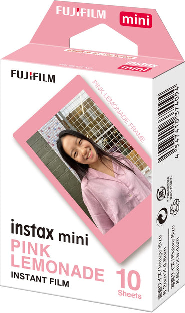 FUJIFILM Instax Mini Pink Lemonade Film - 10 Exposures