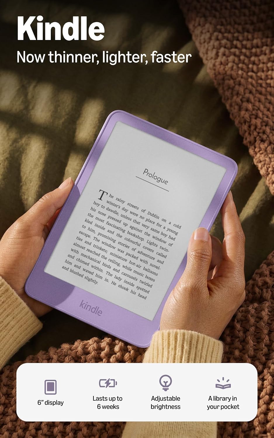 Amazon Kindle 16GB 6" E-Reader (2026) - Ube