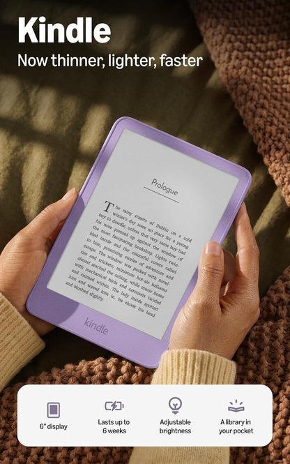 Amazon Kindle 16GB 6" E-Reader (2026) - Ube