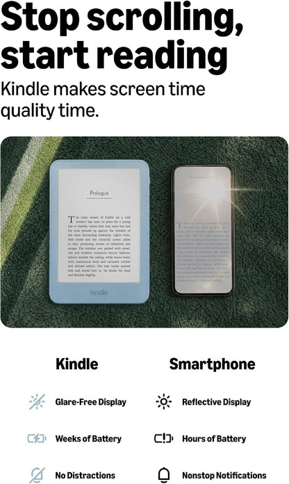 Amazon Kindle 32GB 6" Aluminum E-Reader (2026) No Ads - Alpine Sky