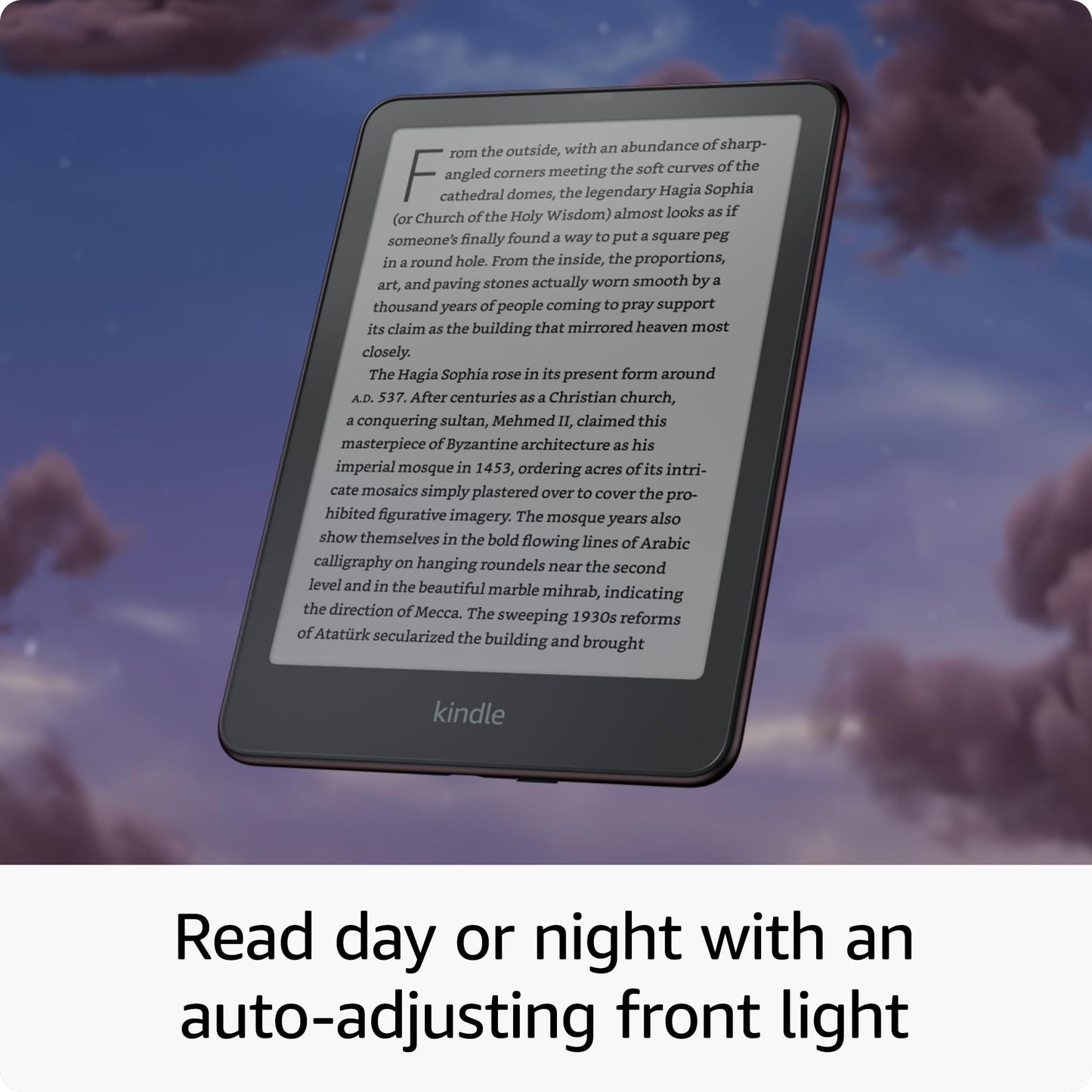 Amazon Kindle Paperwhite Signature Edition 32GB (newest model) - Our fastest Kindle with auto-adjusting front light, wireless charging, and weeks of battery life - Metallic Jade