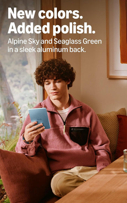 Amazon Kindle 32GB 6" Aluminum E-Reader (2026) No Ads - Alpine Sky