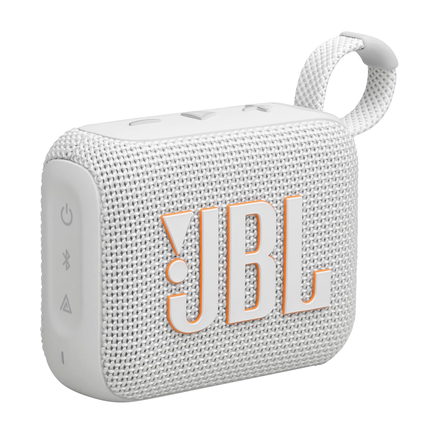 JBL Go 4 - Ultra-Portable, Waterproof and Dustproof Bluetooth Speaker, Big Pro Sound with Punchy bass, 7-Hour Built-in Battery, Made in Part with Recycled Materials (White)