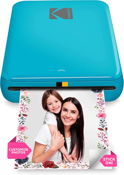 KODAK Step Instant Smartphone Photo Printer - Portable Mini Color Wireless Mobile Printer - Zink 2x3” Sticky-Back Photos - Bluetooth Compatible with iOS & Android Devices - Fun Editing App