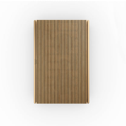 Bang & Olufsen Beosound Level Portable Wi-Fi Multiroom Speaker, Gold Tone/Light Oak