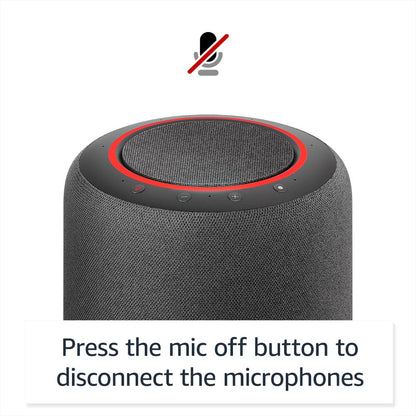 Amazon Echo Studio (newest model), Our best-sounding Alexa speaker, Perfect for living rooms, family rooms, and other large spaces, Charcoal