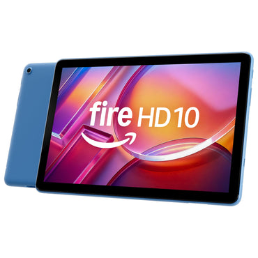 Amazon Fire HD 10 tablet (newest model) built for relaxation, 10.1" vibrant Full HD screen, octa-core processor, 3 GB RAM, 64 GB, Ocean