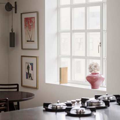 Bang & Olufsen Beosound Emerge Bookshelf Wi-Fi Speaker, Gold Tone/Light Oak