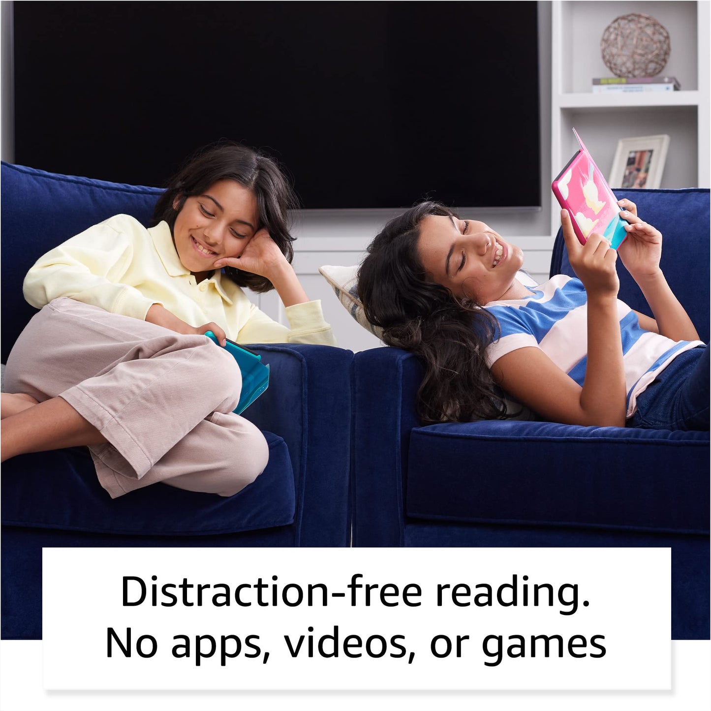 Kindle Kids (2022 release) - If it breaks, we will replace it, includes ad-free books, cover and adjustable light - Unicorn Valley