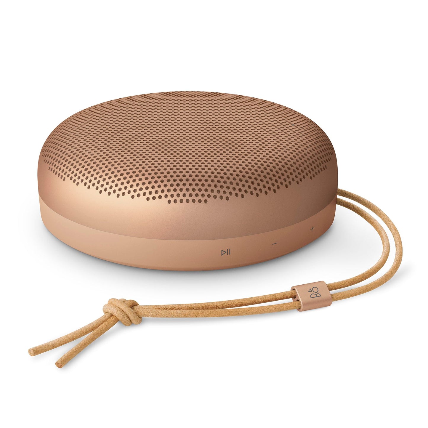 Bang & Olufsen Beosound A1 3rd Gen Portable Waterproof Bluetooth Speaker with 3 Microphones, Cradle to Cradle (C2C) Certified, Honey Tone