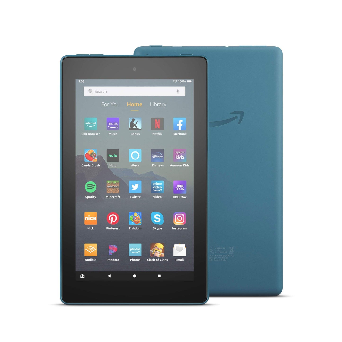 Fire 7 tablet, 7" display, 32 GB, (2019 release), Twilight Blue