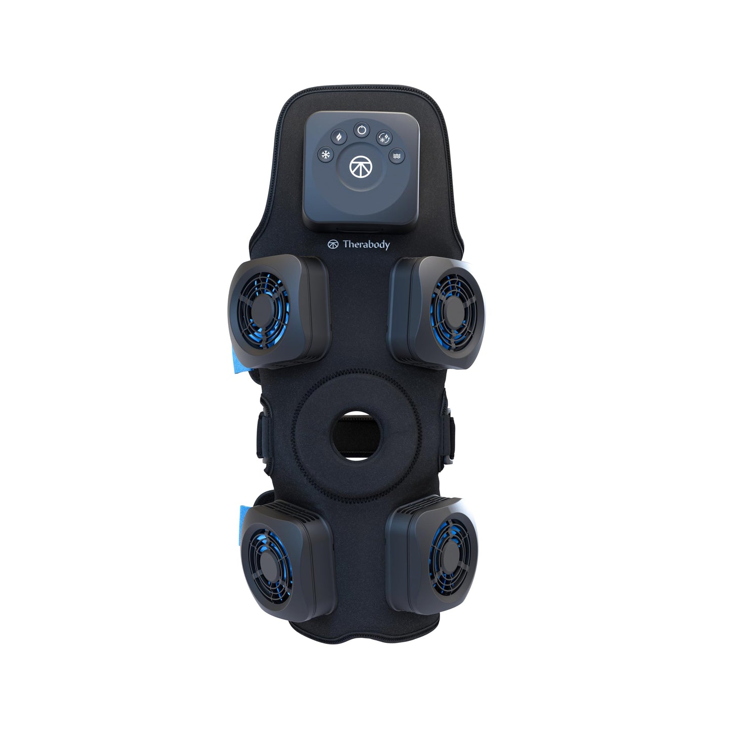 Therabody RecoveryTherm Knee - Contrast Therapy Wrap - Hot & Cold Vibration Wrap for Athletes - Advanced Contrast Therapy for Knee Pain Relief with Cryothermal Technology - One Size Fits All