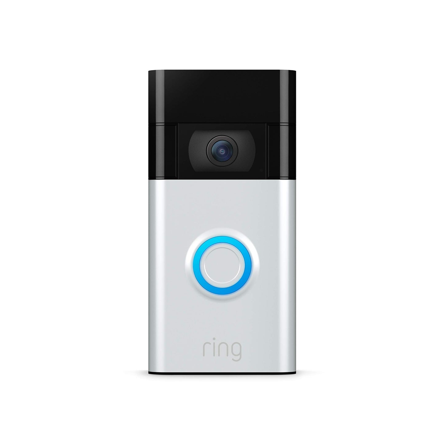 Ring Video Doorbell - 1080p HD video, improved motion detection, easy installation (2020 release) - Satin Nickel