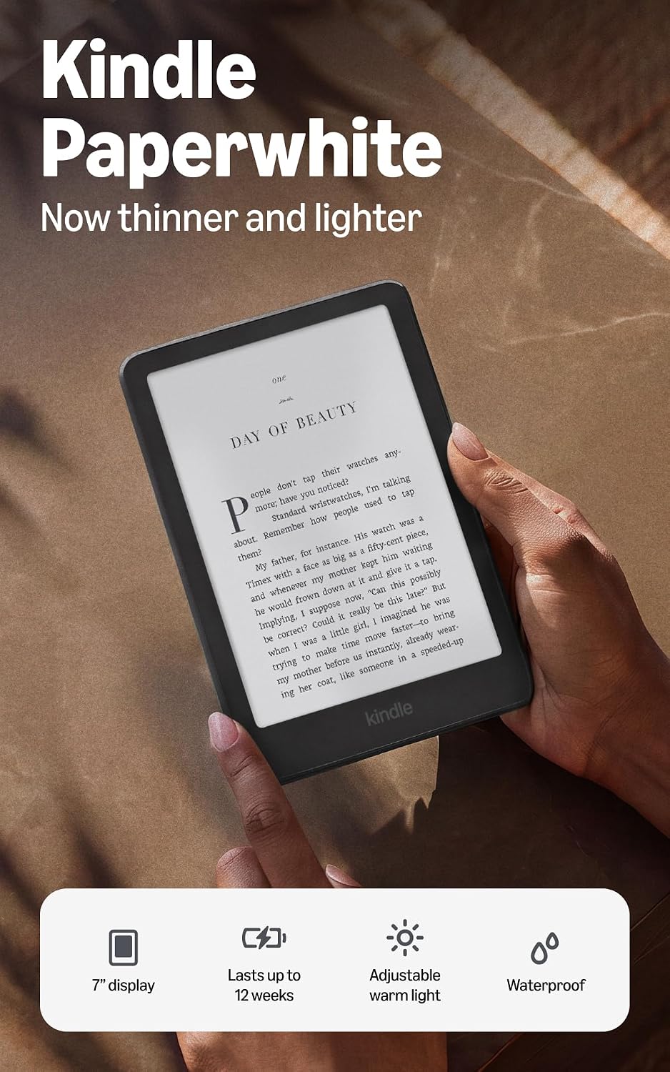 Amazon Kindle Paperwhite 16GB 7" E-Reader (2026) - Graphite