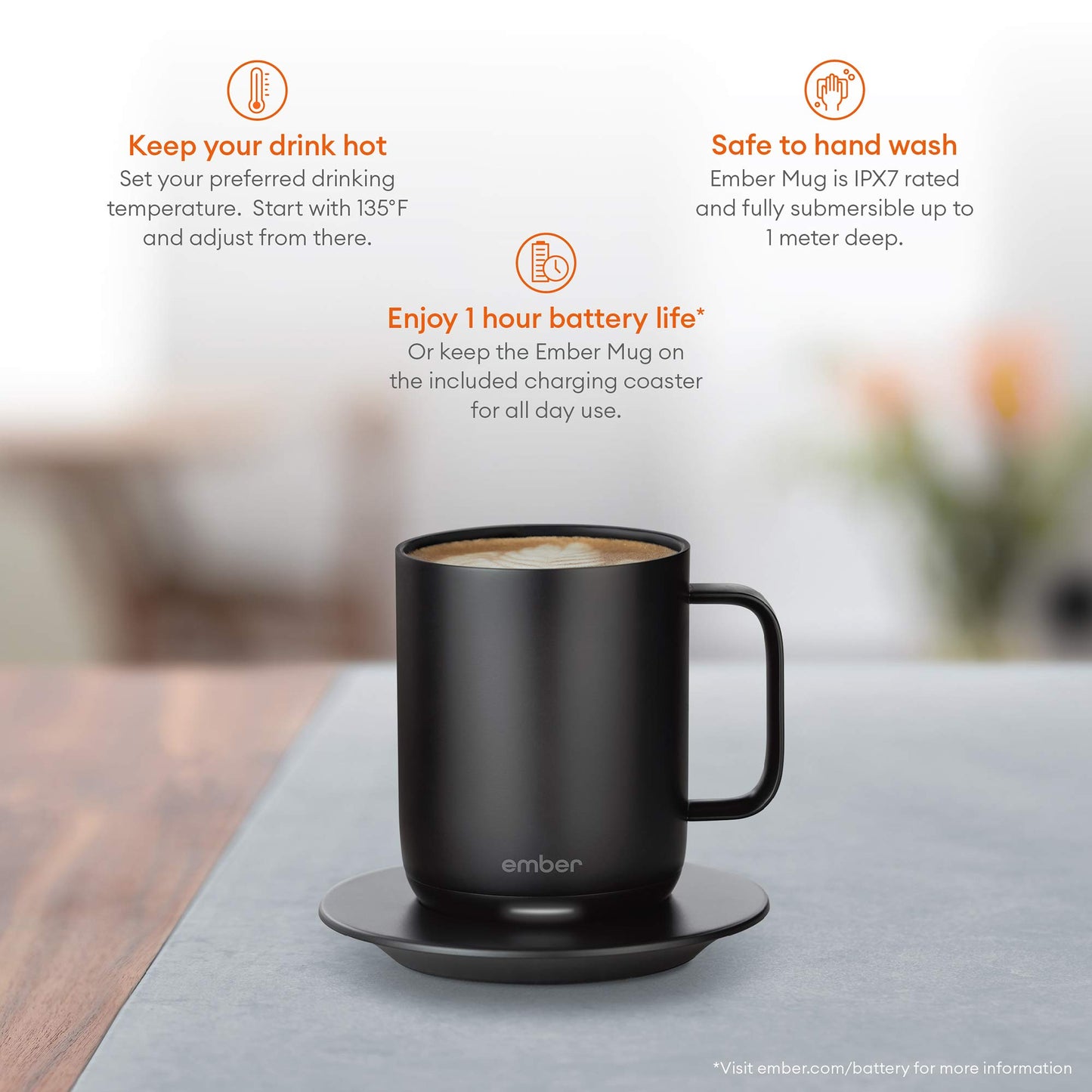 Ember Temperature Control Ceramic Mug