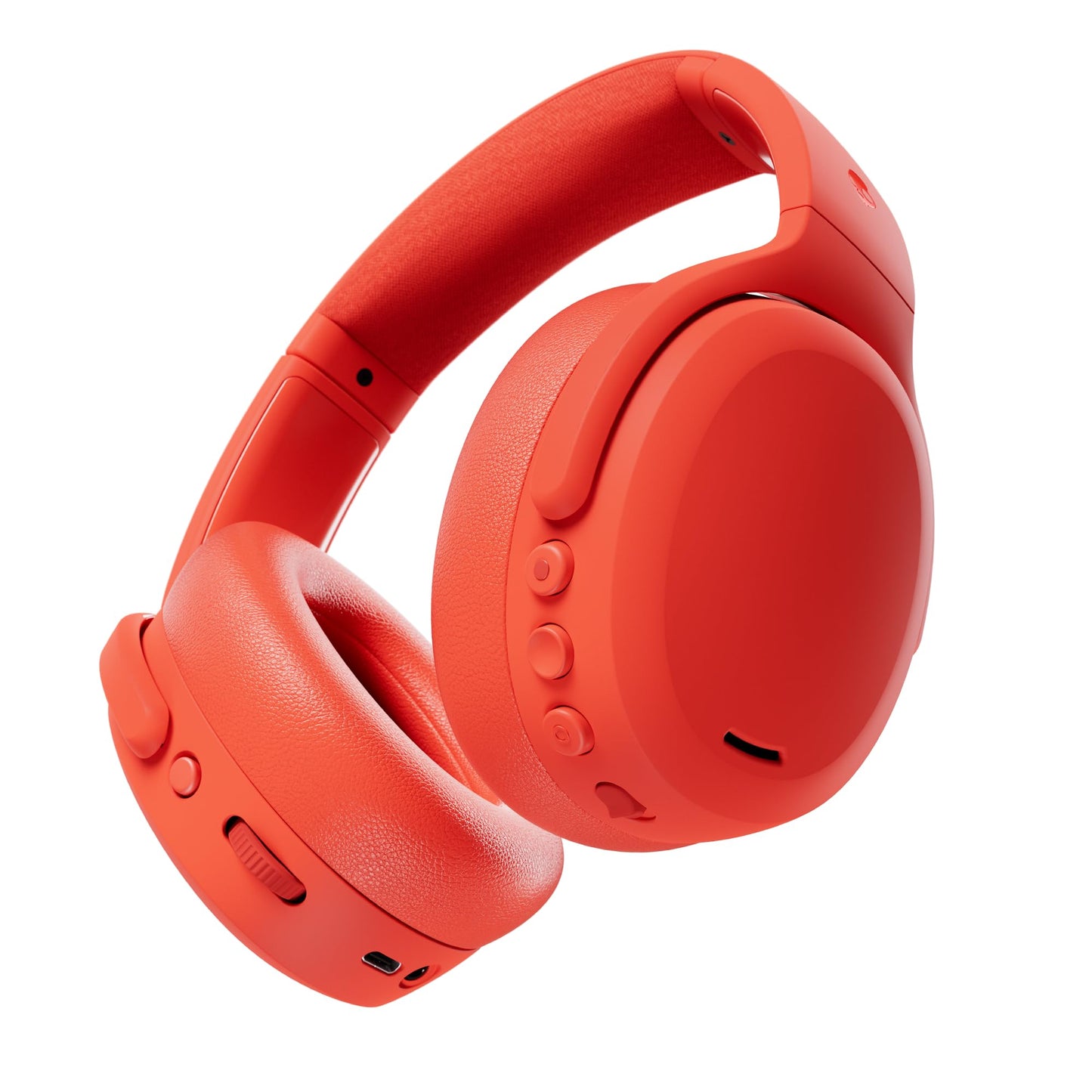 Skullcandy Crusher ANC 2 Wireless Over-Ear Bluetooth Headphones with Multi-Sensory Bass, Active Noise Cancelling, Up to 60 Hours Battery, Microphone for iPhone Android - Plasma