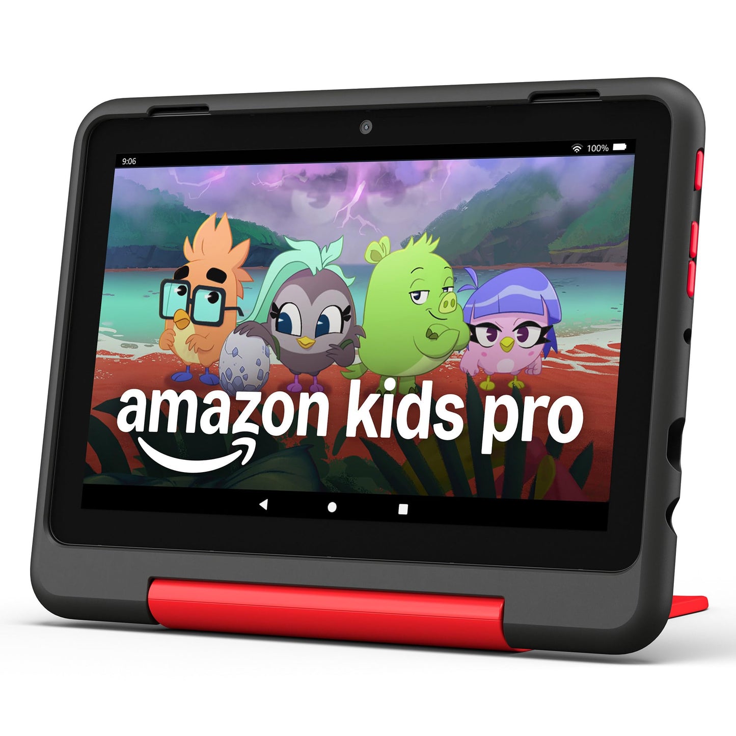 Amazon Fire HD 8 Kids Pro tablet (newest model), ages 6-12. Bright 8" HD screen, includes ad-free content, parental controls, 13-hr battery, slim case for older kids, 32GB, Marvel Avengers