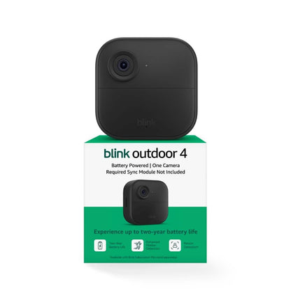Blink Outdoor 4 Wireless 1080p HD Security Camera Add-On Camera - Black