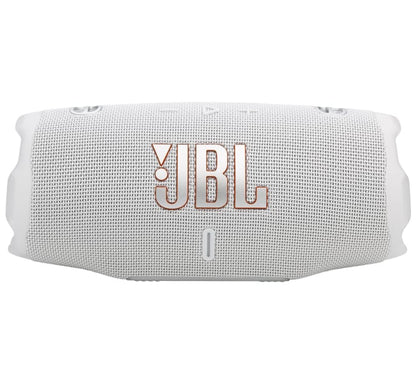 JBL Charge 6 Portable Waterproof Bluetooth Speaker - White