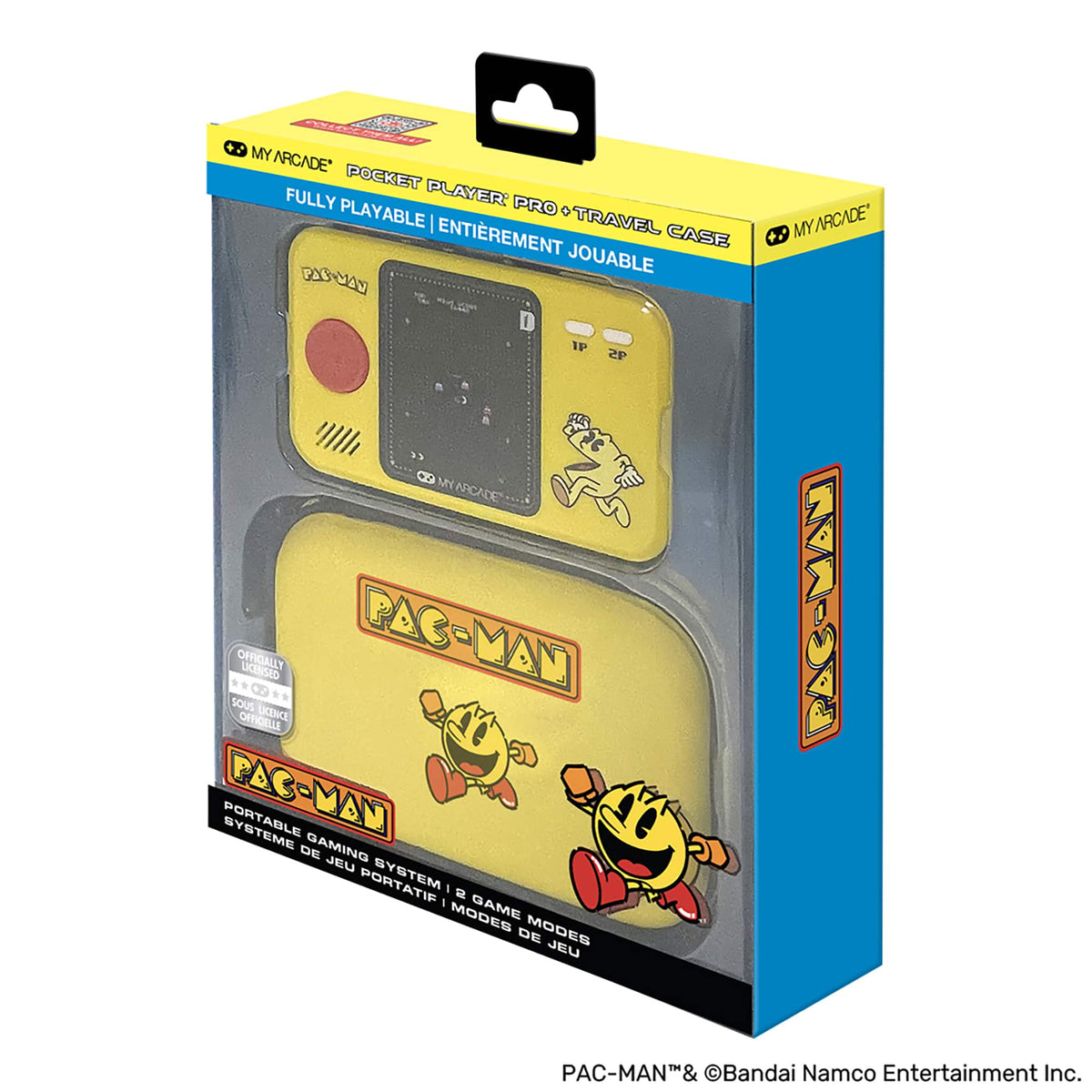 My Arcade Pocket Player Pro Pac-Man Portable Gaming System with Pac-Man Travel Case