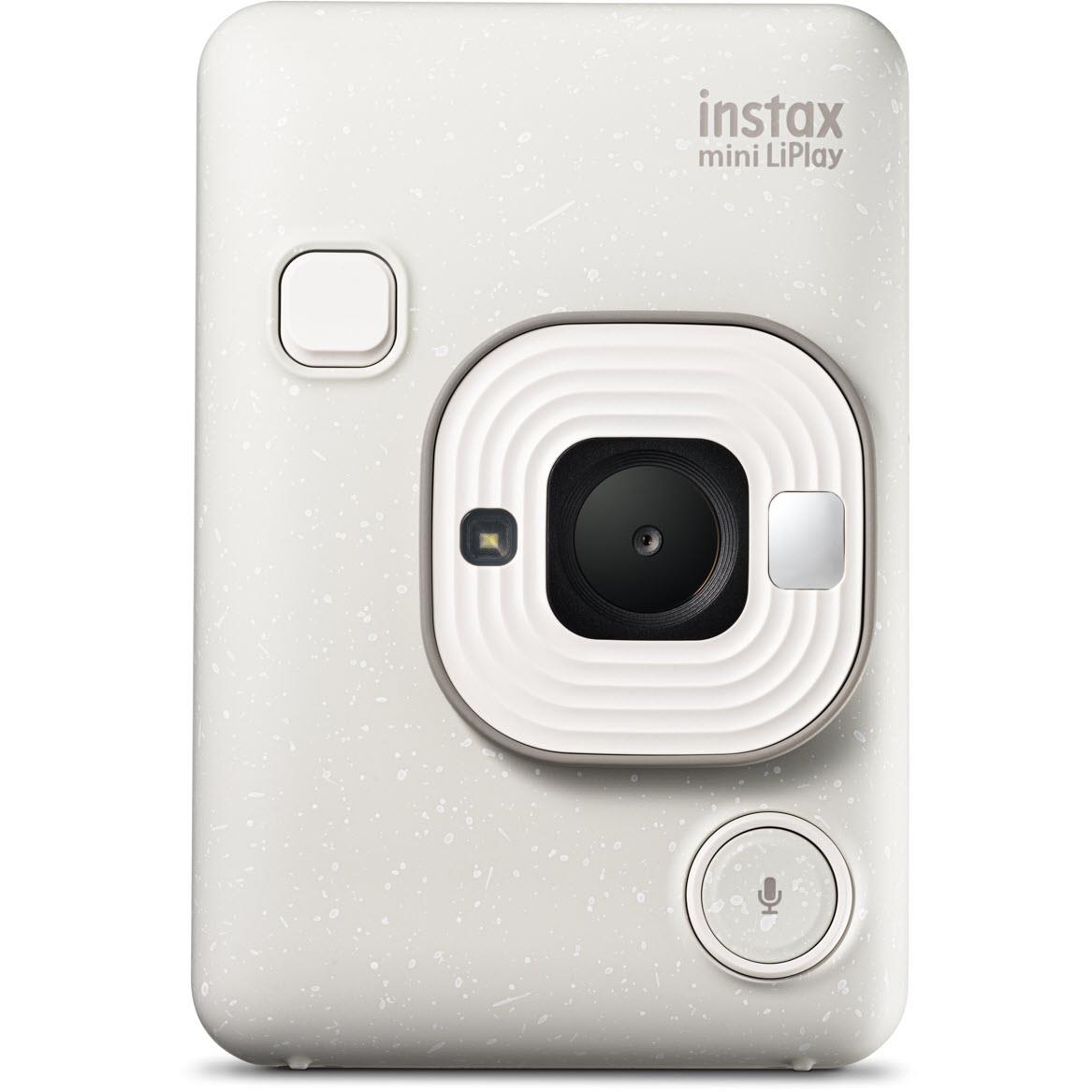 Fujifilm INSTAX Mini LiPlay Hybrid Instant Camera - Misty White