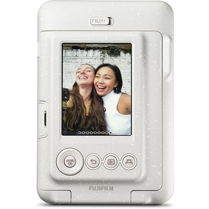 Fujifilm INSTAX Mini LiPlay Hybrid Instant Camera - Misty White