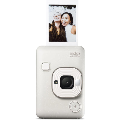 Fujifilm INSTAX Mini LiPlay Hybrid Instant Camera - Misty White