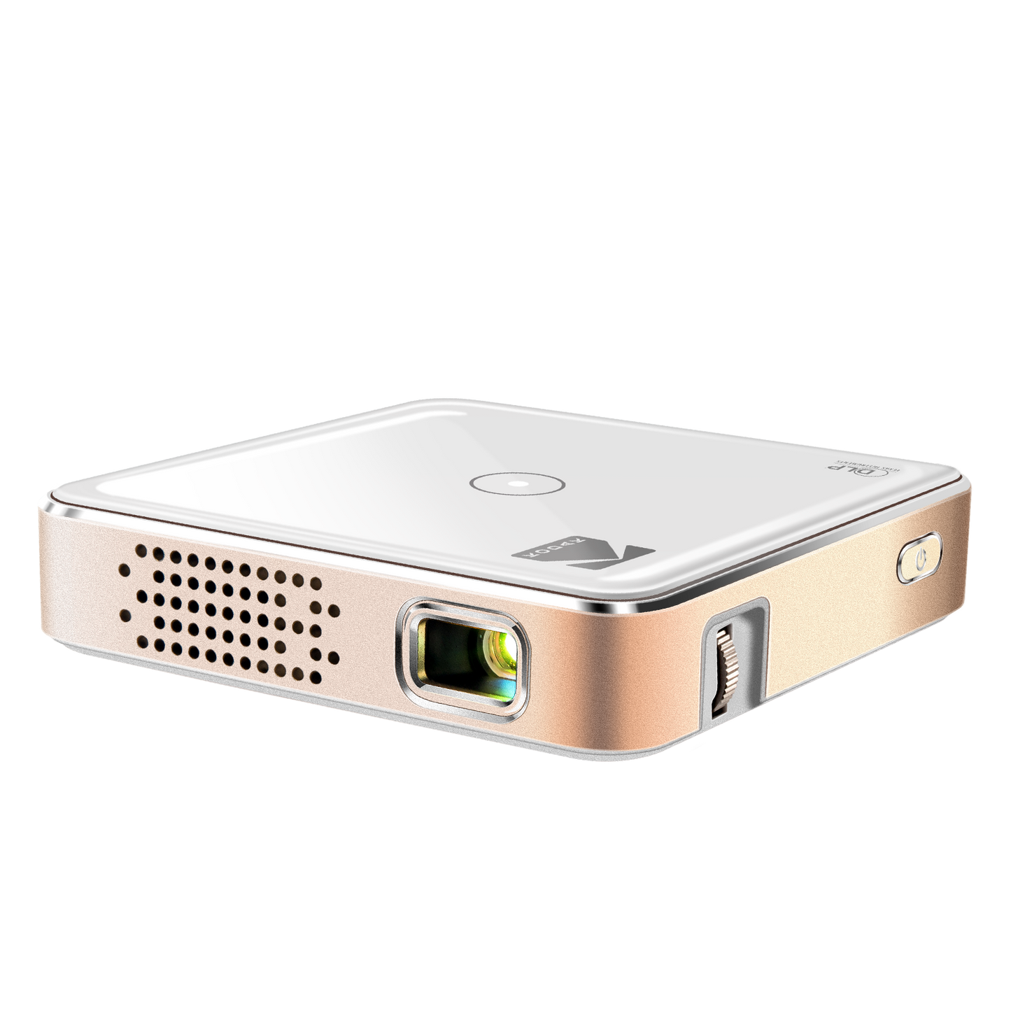 Kodak Ultra Mini Portable Projector -1080p HD support Black LED DLP Rechargeable Pico Projector - 100" Display, Built-in Speaker - HDMI, USB and Micro SD - Compatible with iPhone iPad, Android