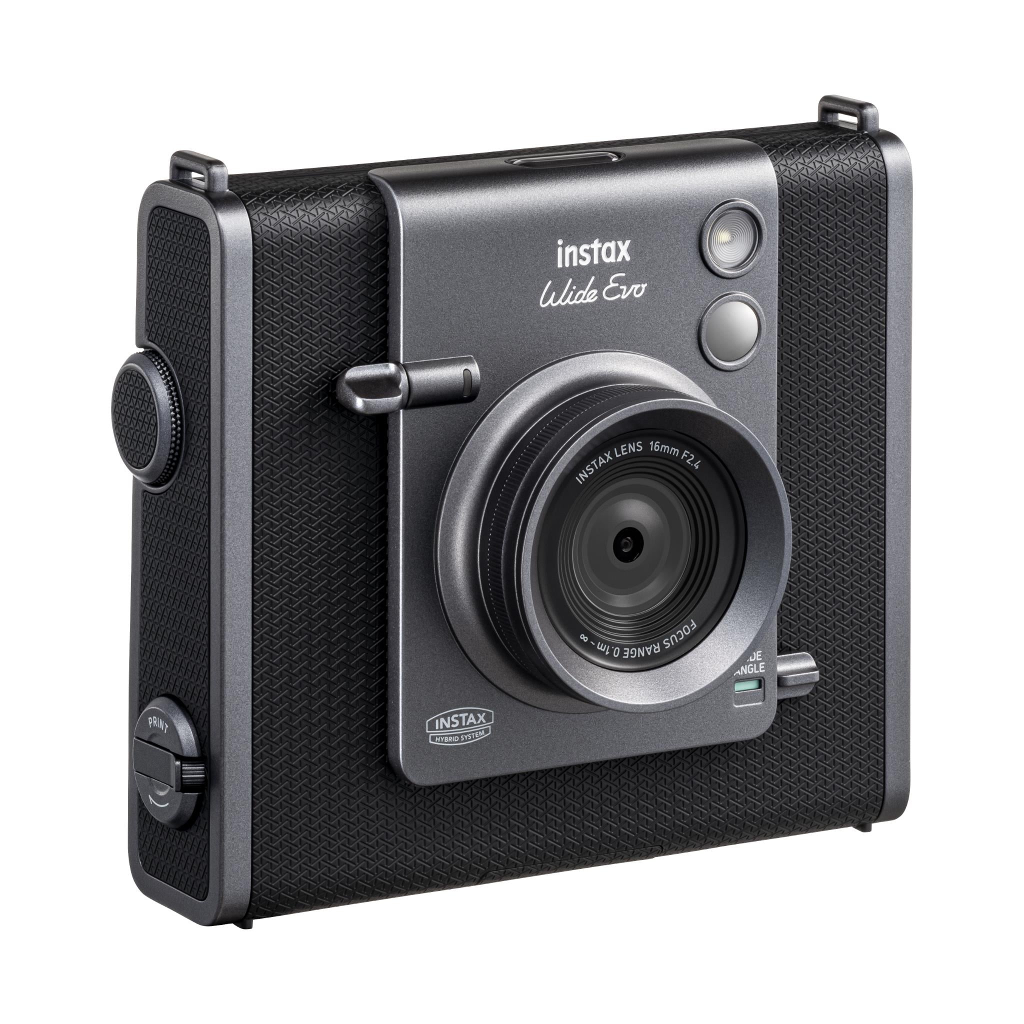 Fujifilm Instax Wide Evo Hybrid Instant Camera - Black