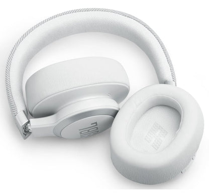 JBL Live 770NC Wireless Adaptive Noise Cancelling Over-Ear Headphones - White