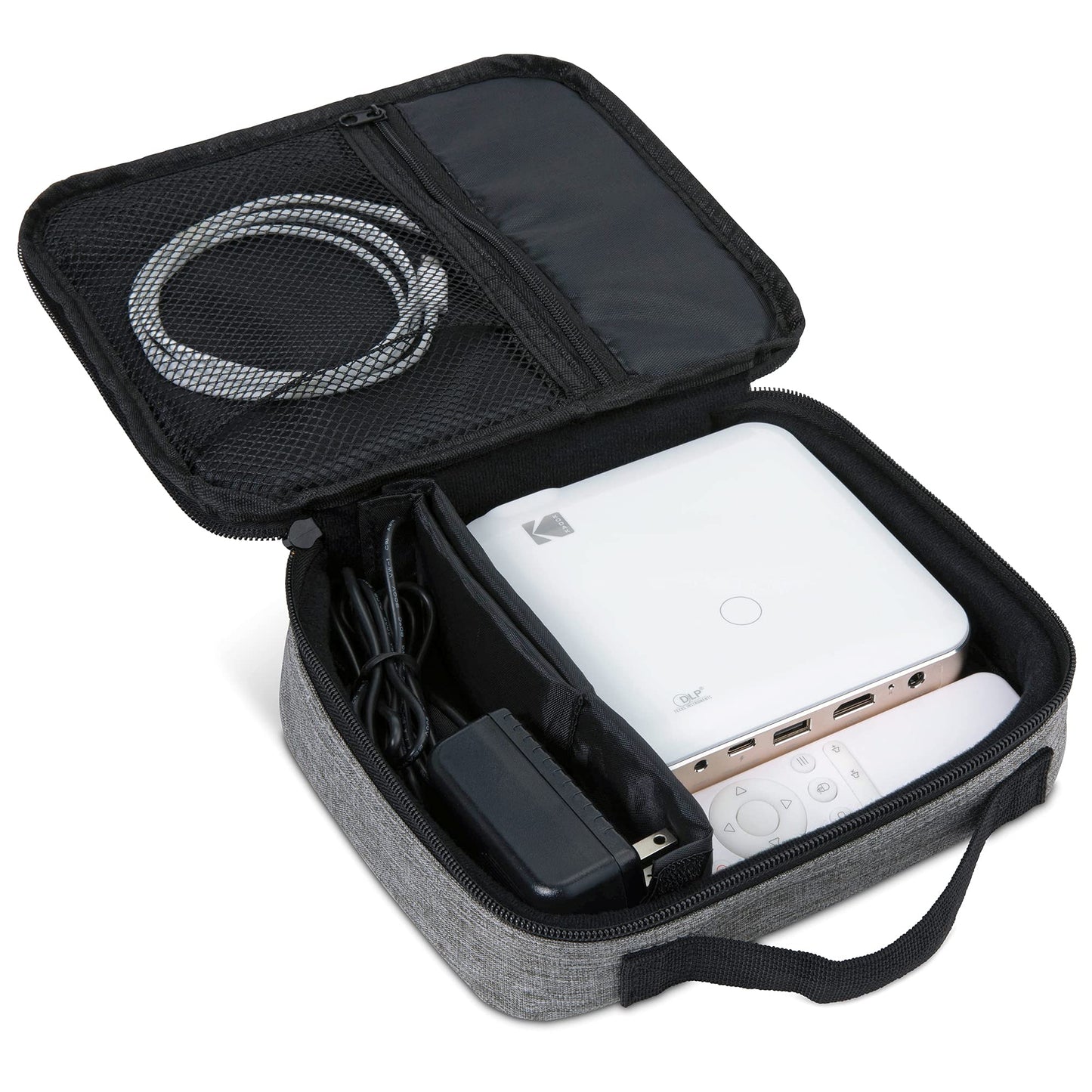 Kodak Luma Projector Case - Kodak Luma 450, Case Also Features Easy Carry Handle & Adjustable Pockets