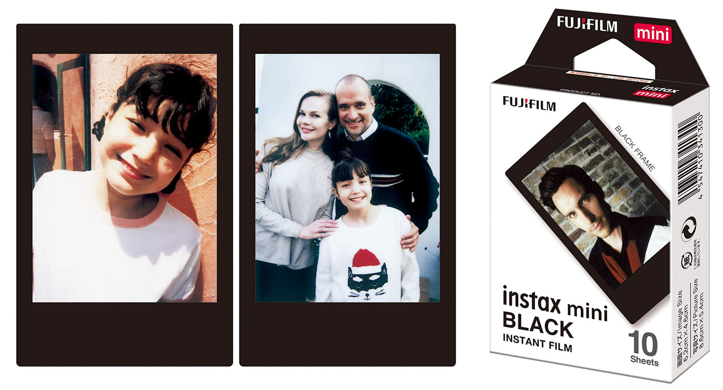 FUJIFILM Instax Mini Black Film - 10 Exposures