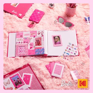 Kodak x Barbie Colorful & Decorative Barbie-Themed Sticker Frames for Barbie Instant 2x3” ZINK Zero Ink Photo Paper - 20 Iconic Barbie Frames for Decorating Your Scrapbook, Journal, and More