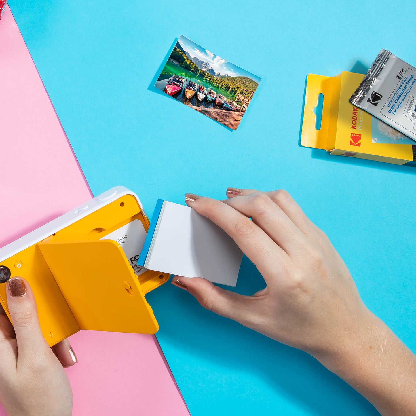 KODAK 2"x3" Premium Photo Paper (100 Sheets) Compatible with PRINTOMATIC, Smile and Step Cameras and Printers (Packaging May Vary)
