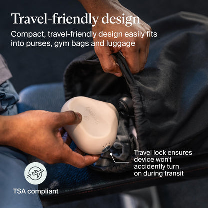 TheraGun Mini (3rd Generation) by Therabody - Ultra-Portable Massage Gun and Travel Essential for Fast, Effective Pain and Tension Relief Anywhere (Oat)