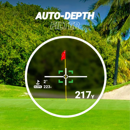 Blue Tees Golf Series 4 Ultra Golf Rangefinder with Slope Switch (Navy)