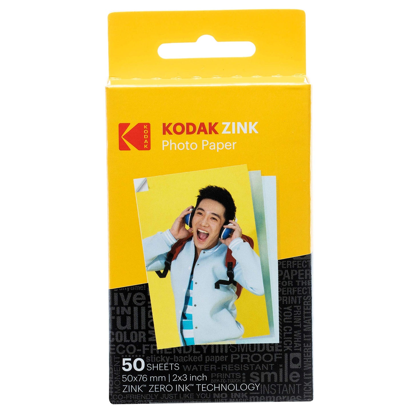 Kodak 2ʺ x 3ʺ Premium ZINK Photo Paper 50-Pack Compatible with Kodak PRINTOMATIC (NOT with Kodak Mini Shot, Mini2)