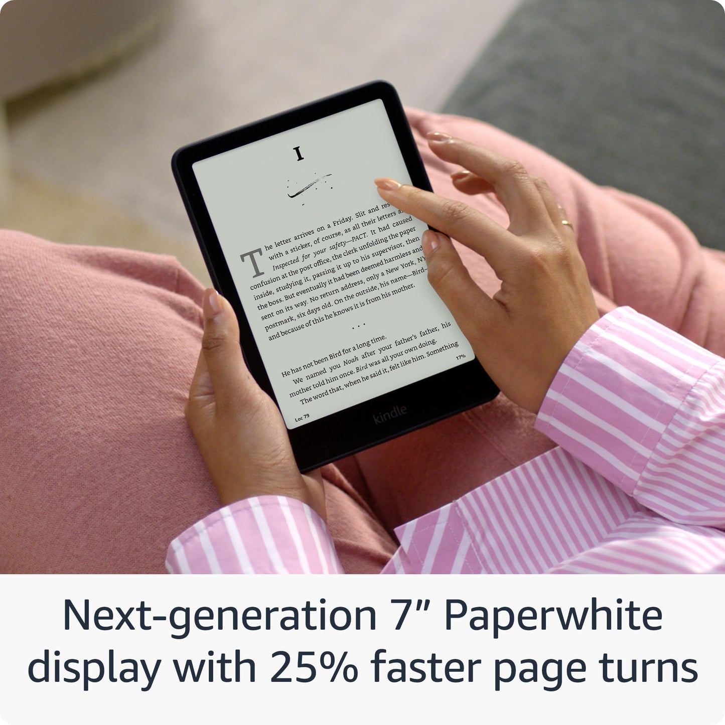 Amazon Kindle Paperwhite 16GB (newest model) - Our fastest Kindle ever, with new 7" glare-free display and weeks of battery life - Jade