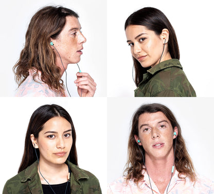 Skullcandy Jib Wired Earbuds with 3.5mm Plug, Noise Isolating Fit, Built-In Microphone Call and Track Control, Convenient for Travel - Red