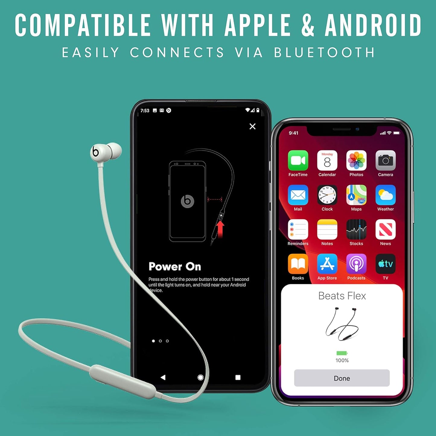 Beats Flex Wireless Earphones - Smoke Gray
