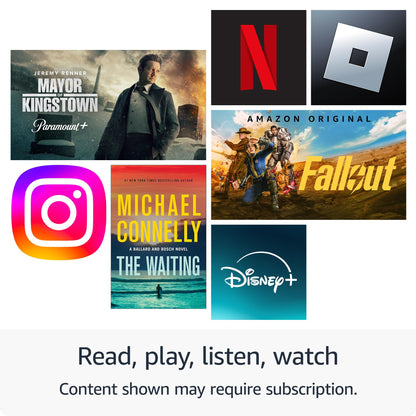 Amazon Fire HD 8 tablet (newest model), 8” HD Display, 4GB memory, 64GB, responsive and vibrant, designed for portable entertainment, Black