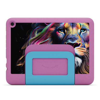 Amazon Fire HD 8 Kids Pro tablet (newest model), ages 6-12. Bright 8" HD screen, includes ad-free content, parental controls, 13-hr battery, slim case for older kids, 32GB, Jungle Cat