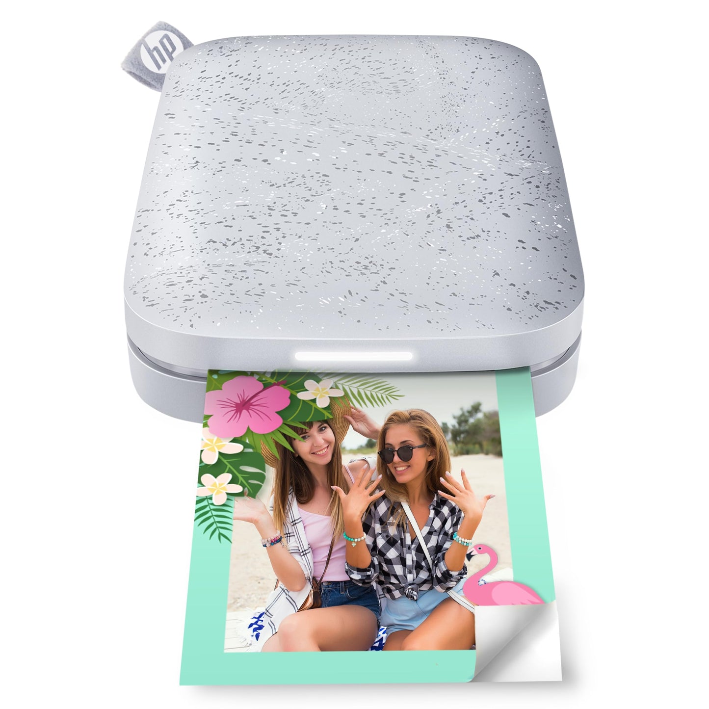 HP Sprocket 2x3" Instant Smartphone Photo Printer - Portable Color Wireless Mobile Printer - Zink Sticky-Back Photos - Print from Compatible iOS & Android Devices with Bluetooth w/Fun App - Luna Pearl
